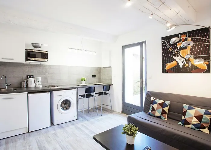 Gregbnb - Studio Moderne - Coin Nuit - Climatise